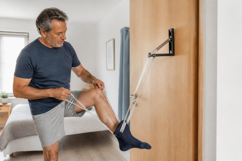 découvrez comment fixer et utiliser facilement un tire-chaussettes pratique pour hommes, afin d'enfiler vos chaussettes sans effort et en toute autonomie.