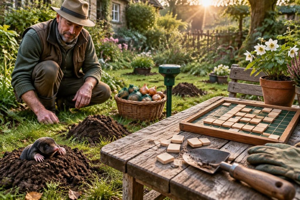 découvrez comment éloigner les taupes du jardin et explorez les mots liés aux taupes pour enrichir vos parties de scrabble.