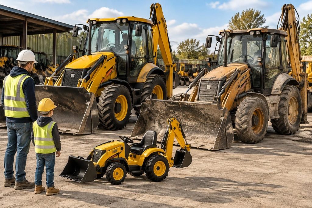 découvrez notre guide des tractopelles jcb et case, comparez les modèles et explorez les options d’occasion adaptées aux enfants.